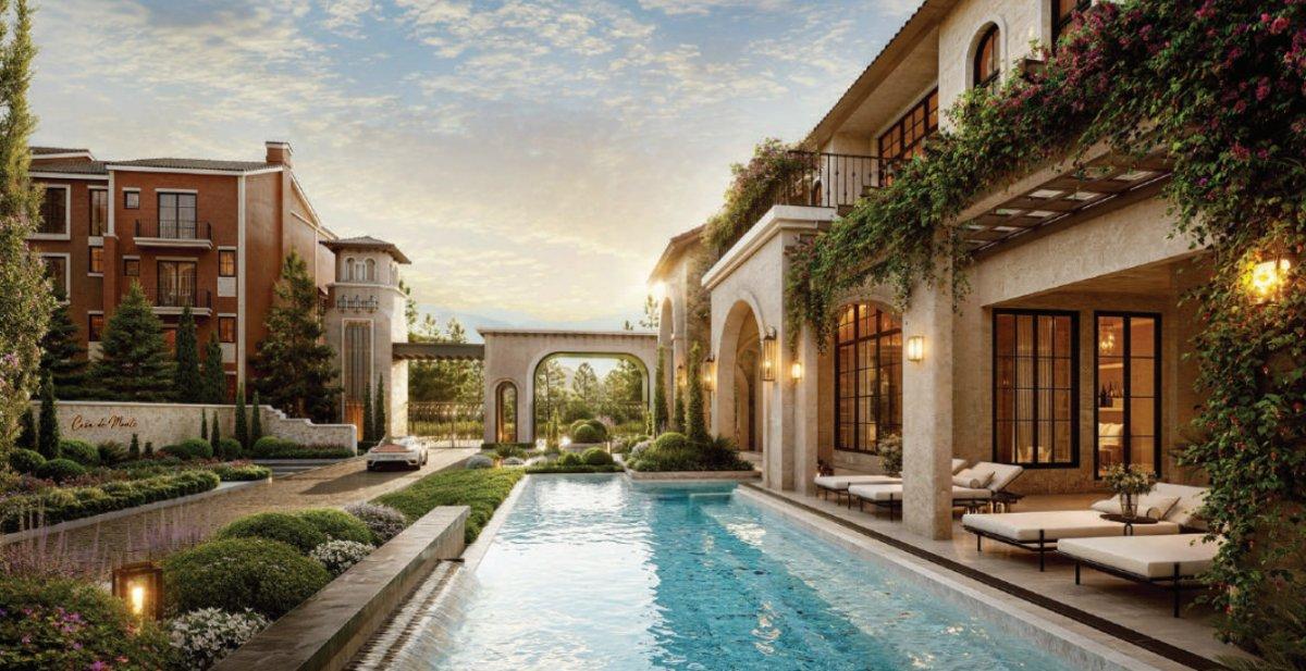 Interior view of 4 Bedroom Silvora Type Villas for Sale at Casa de Monte, Phuket