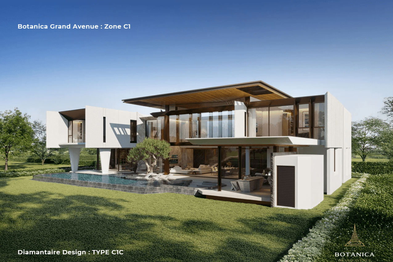 Interior view of 5 Bedroom Modern Elegant Design Villa for Sale at Botanica Grand Avenue – C1C Type Villa