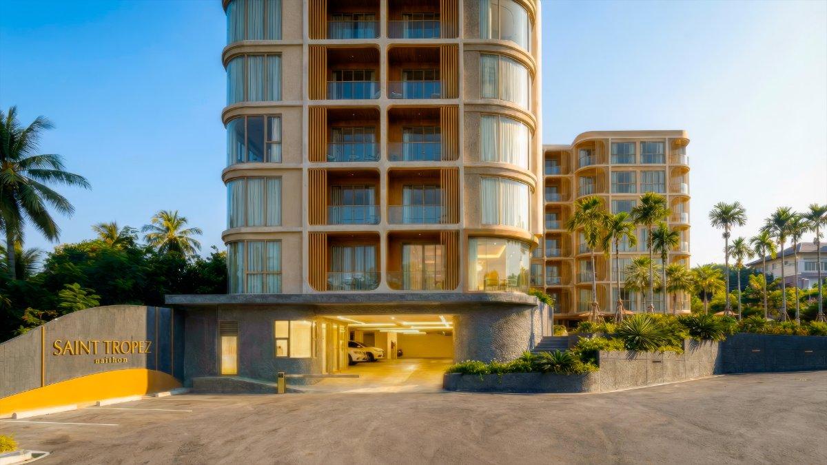 Interior view of Large 2 Bedroom Apartment at Saint Tropez Condo for Sale