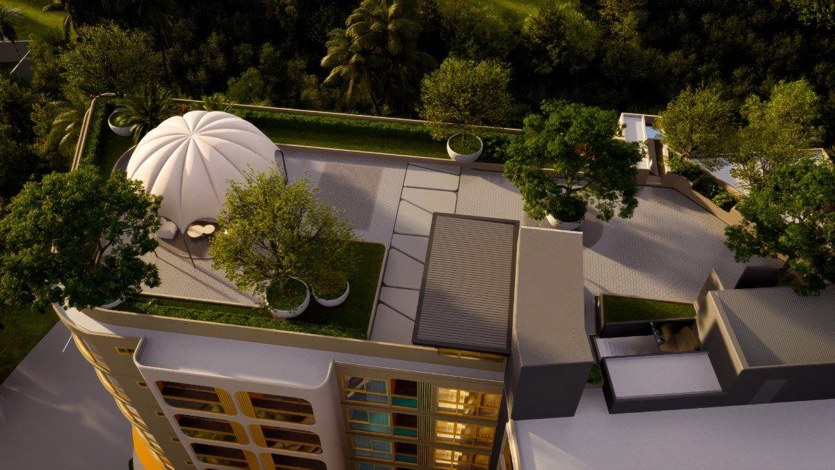Interior view of Large 2 Bedroom Apartment at Saint Tropez Condo for Sale