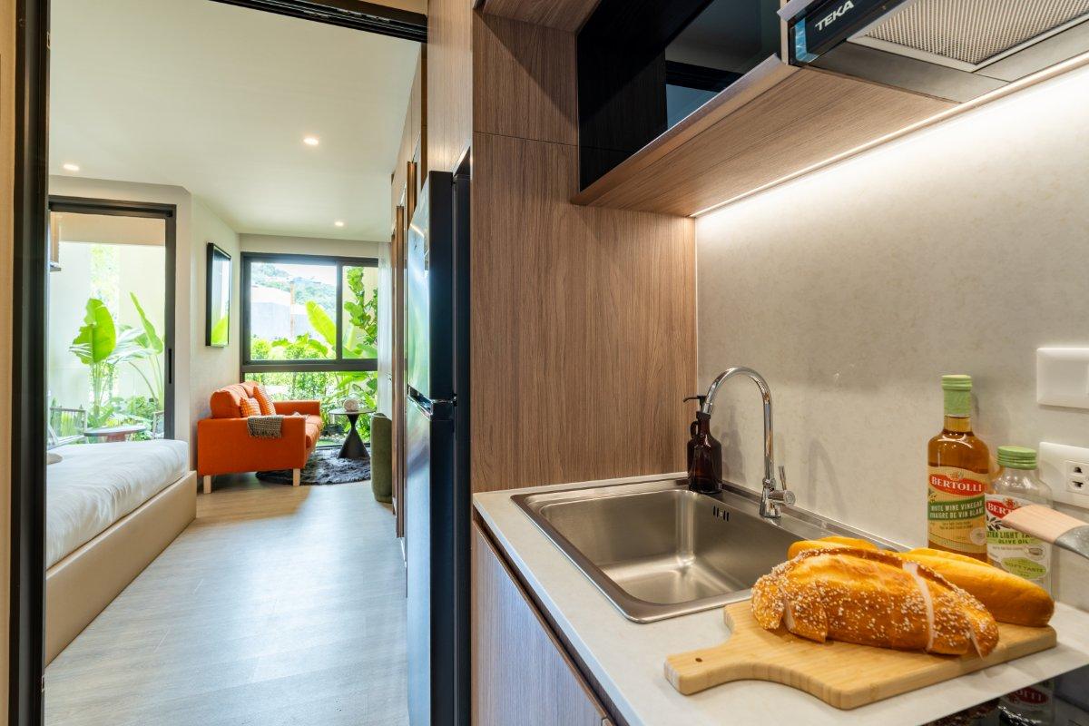 Interior view of Large 2 Bedroom Apartment at Saint Tropez Condo for Sale