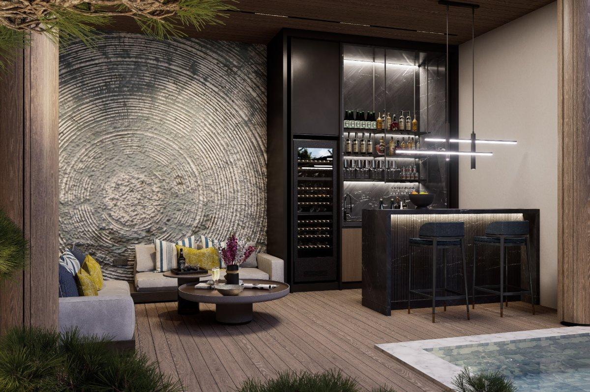 Interior view of 3 Bedroom Luxurious Pool Villa for Sale at Soleil Residences, Kamala