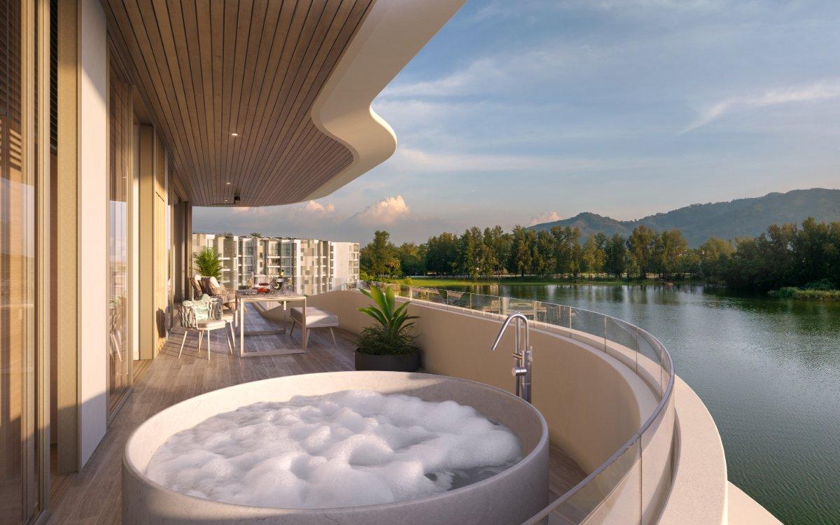 Interior view of 2 Bedroom Foreign Freehold Condo for Sale at Laguna Bayside Beach Residences