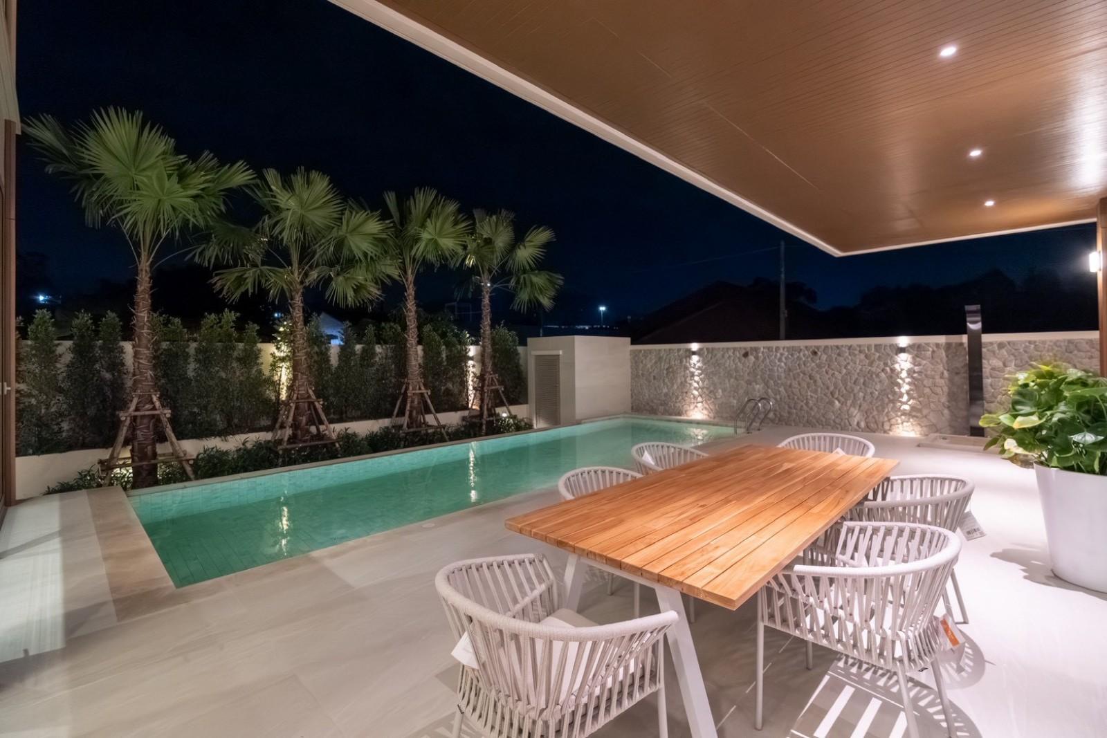 Exterior view of Luxurious 4 Bed Salila Sol Pool Villa - Walking Distance to Boat Avenue - Type A