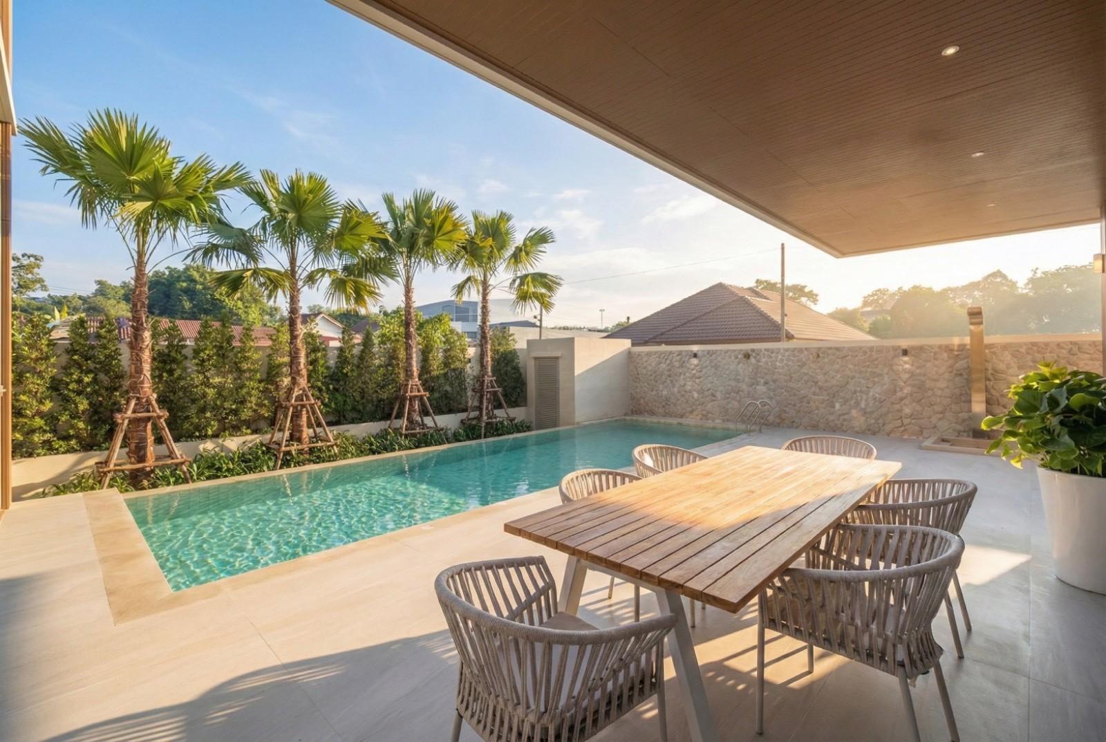 Exterior view of Luxurious 4 Bed Salila Sol Pool Villa - Walking Distance to Boat Avenue - Type A