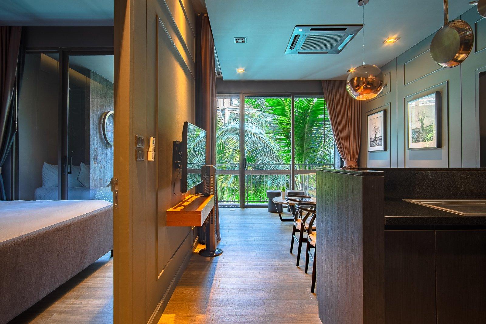 Interior view of Two Bedroom Pool View Condo for Sale at Saturdays Condo, Rawai - A2165