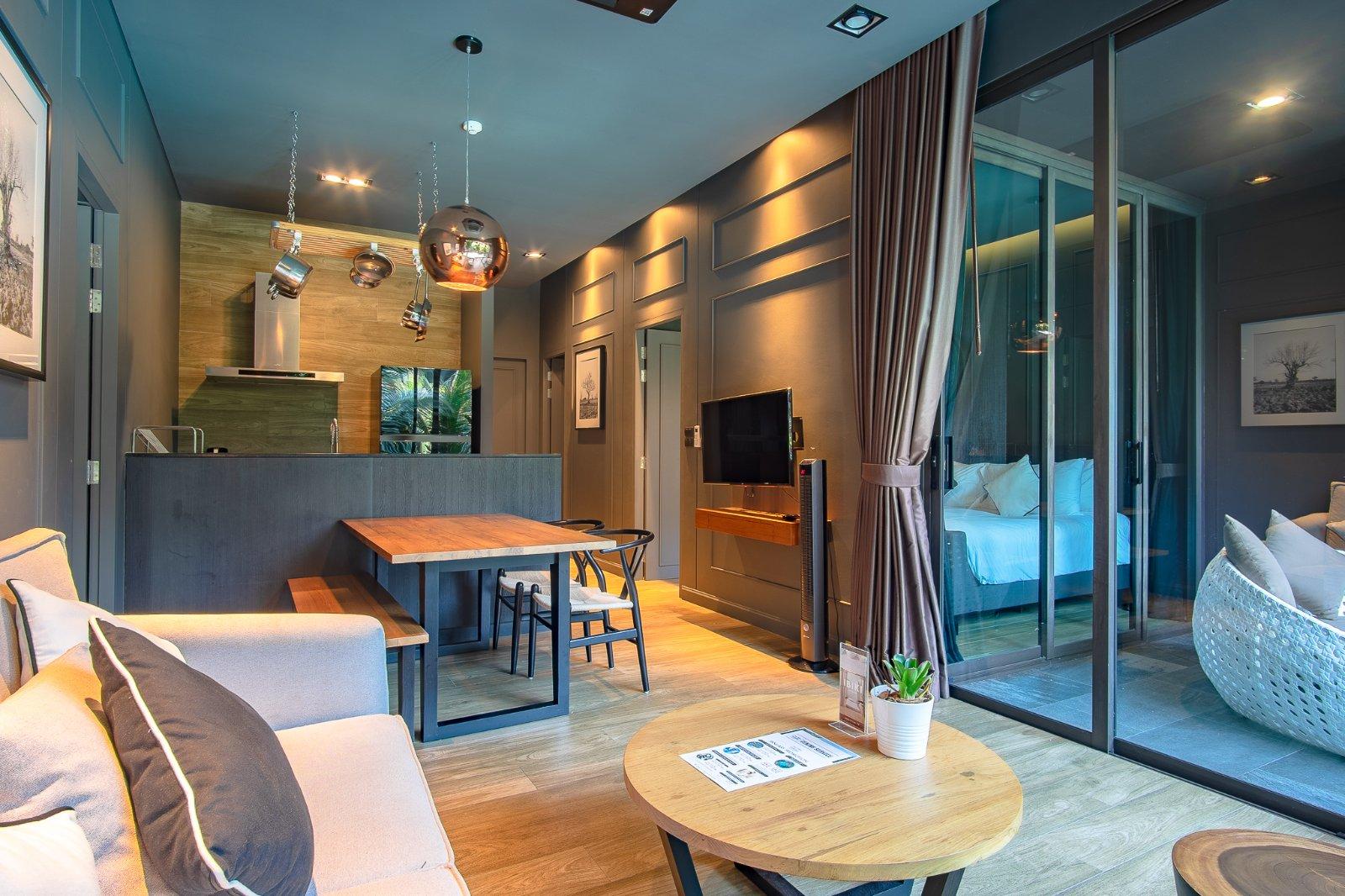 Interior view of Two Bedroom Pool View Condo for Sale at Saturdays Condo, Rawai - A2165
