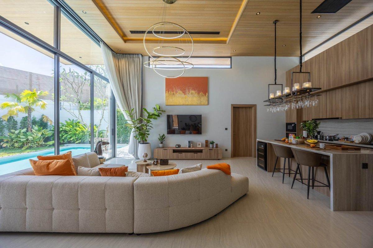 Interior view of Mouana Residences Phase 2 - Ko Kaeo 4-Bedroom Villa for Sale - Type D1