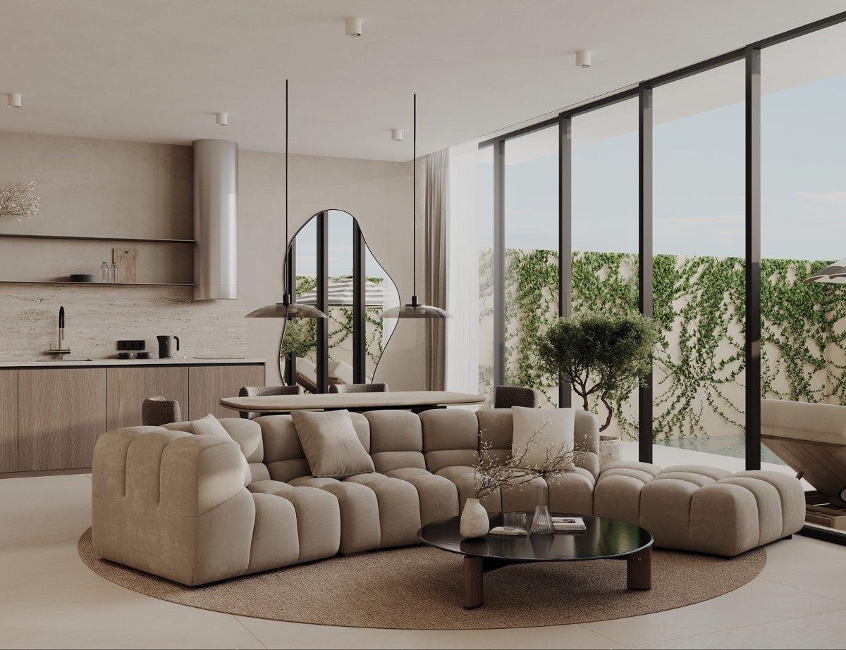 Interior view of 2-Bedroom Townhouses Villas for Sale in Rise Bangtao