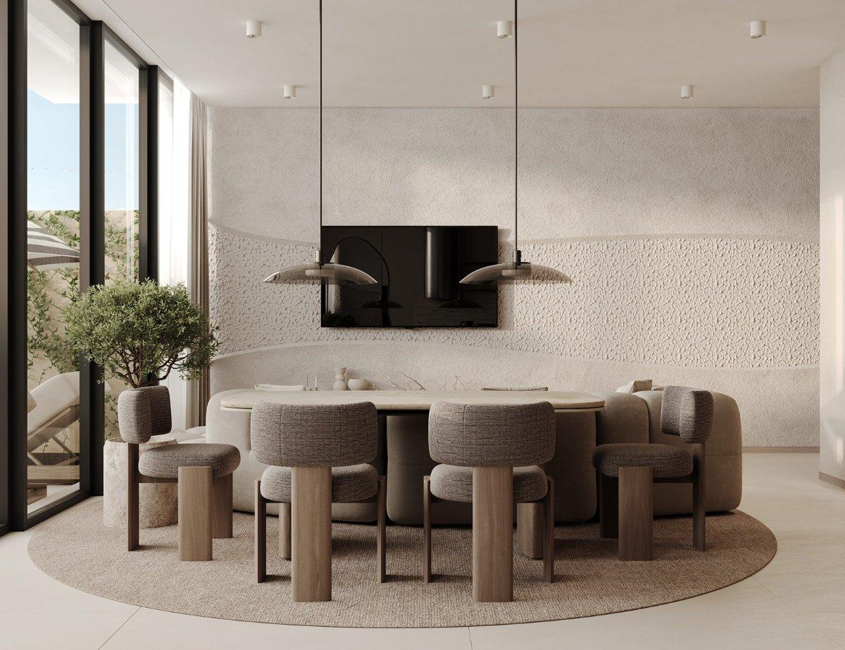 Interior view of 2-Bedroom Townhouses Villas for Sale in Rise Bangtao