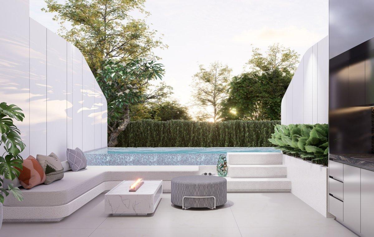 Interior view of 2 Bedroom Duplex Apartment for Sale at Sole Mio Residences, Bangtao