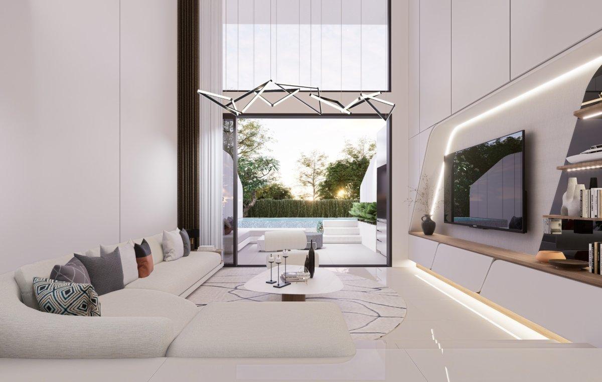 Interior view of 2 Bedroom Duplex Apartment for Sale at Sole Mio Residences, Bangtao