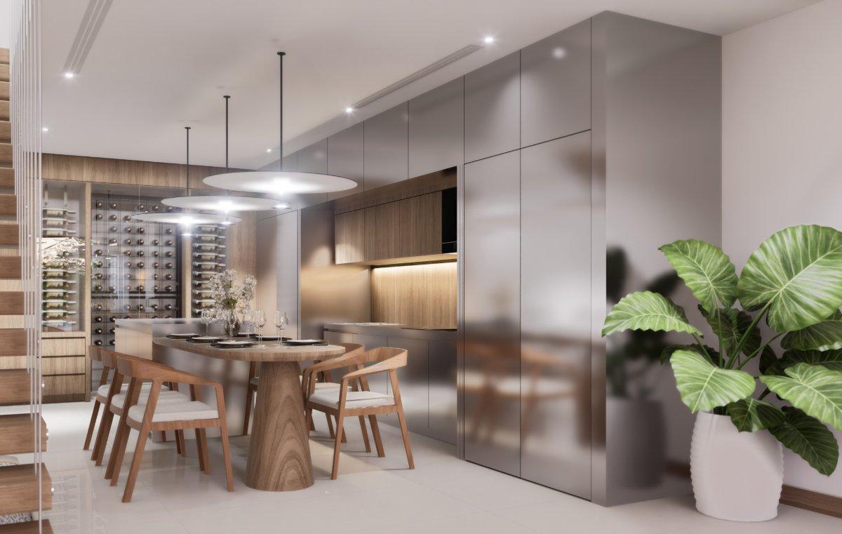 Interior view of 2 Bedroom Duplex Apartment for Sale at Sole Mio Residences, Bangtao
