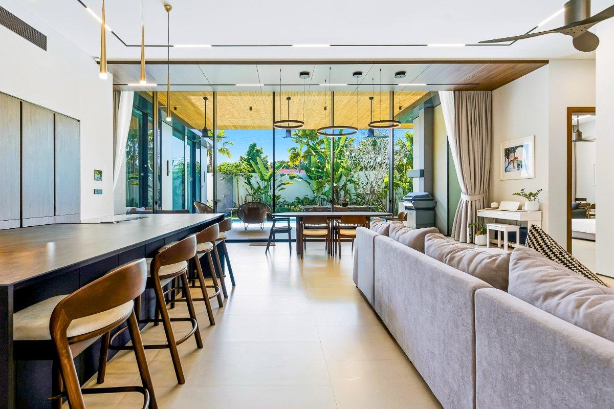 Interior view of Sunti Villas Phuket – Exclusive 5-Bedroom Luxury Pool Villas with Rental Potential