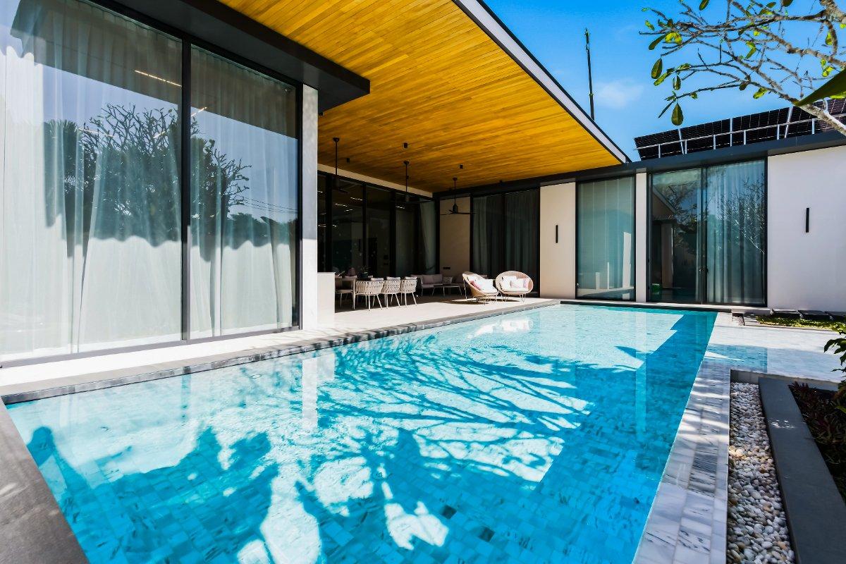 Interior view of Sunti Villas Phuket – Exclusive 5-Bedroom Luxury Pool Villas with Rental Potential