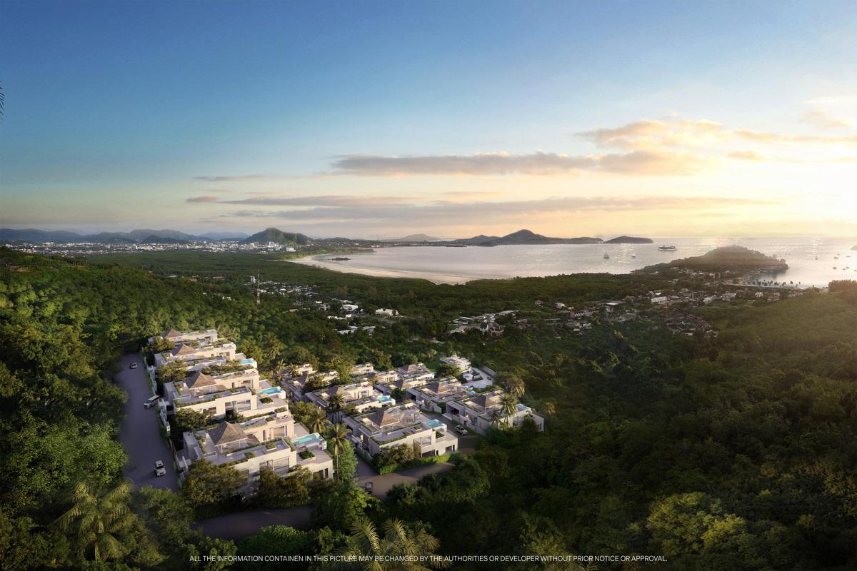 Exterior view of Ultra Luxurious Ocean View Pool Villas for Sale at Garden Atlas Bayview