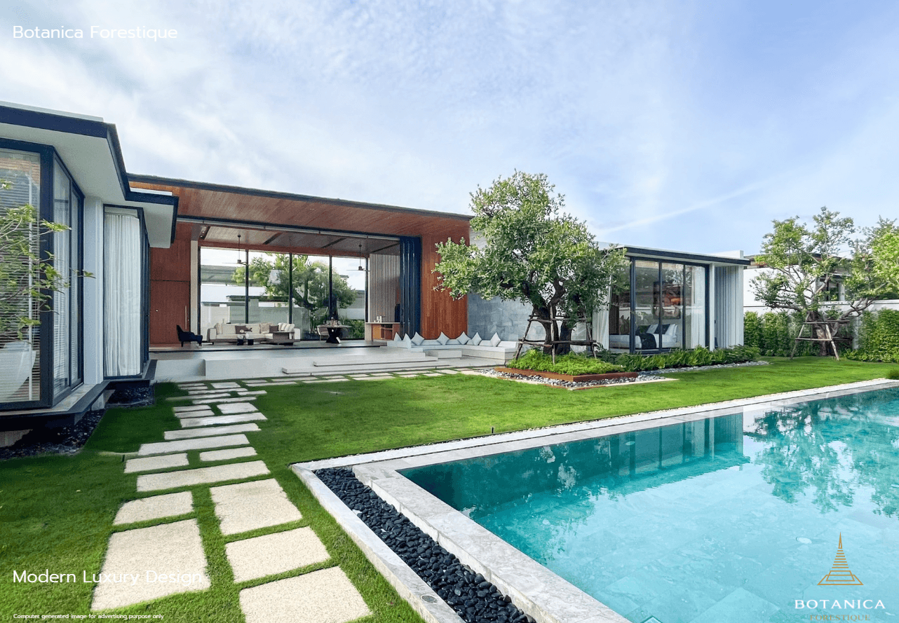 Interior view of 4 Bedroom Modern Luxury Design Villa for Sale at Botanica Forestique - Type 4A