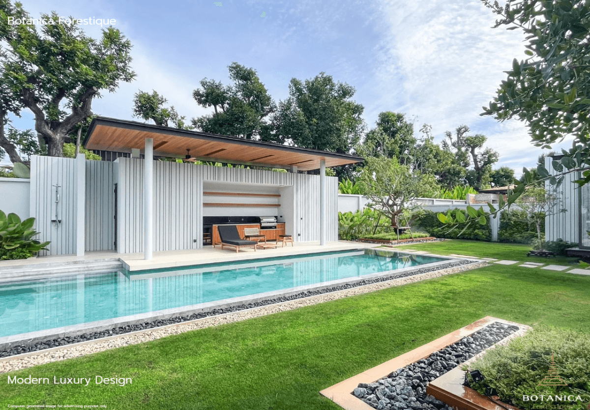 Interior view of 4 Bedroom Modern Luxury Design Villa for Sale at Botanica Forestique - Type 4A