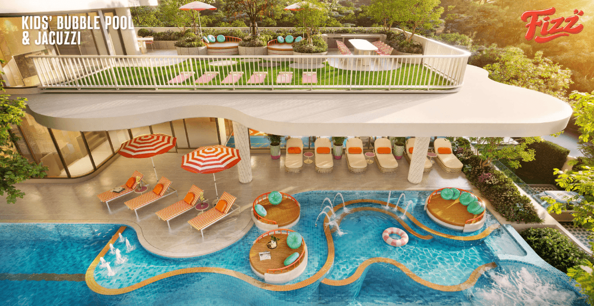 Interior view of Two Bedroom Penthouse for Sale at Title Fizz, Walking Distance to Kata Beach
