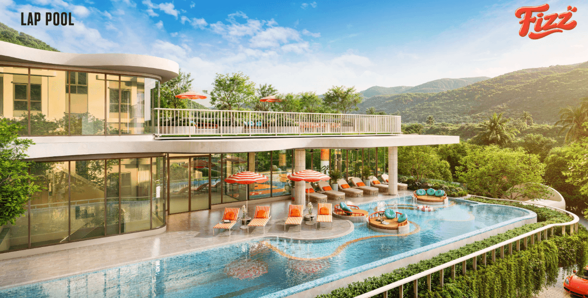 Interior view of Two Bedroom Penthouse for Sale at Title Fizz, Walking Distance to Kata Beach