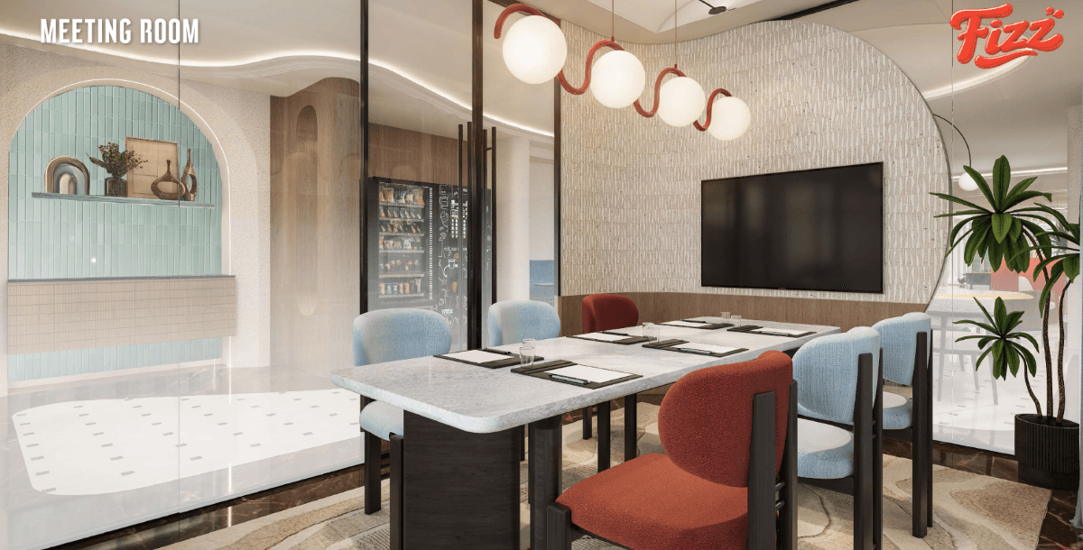 Interior view of Two Bedroom Penthouse for Sale at Title Fizz, Walking Distance to Kata Beach