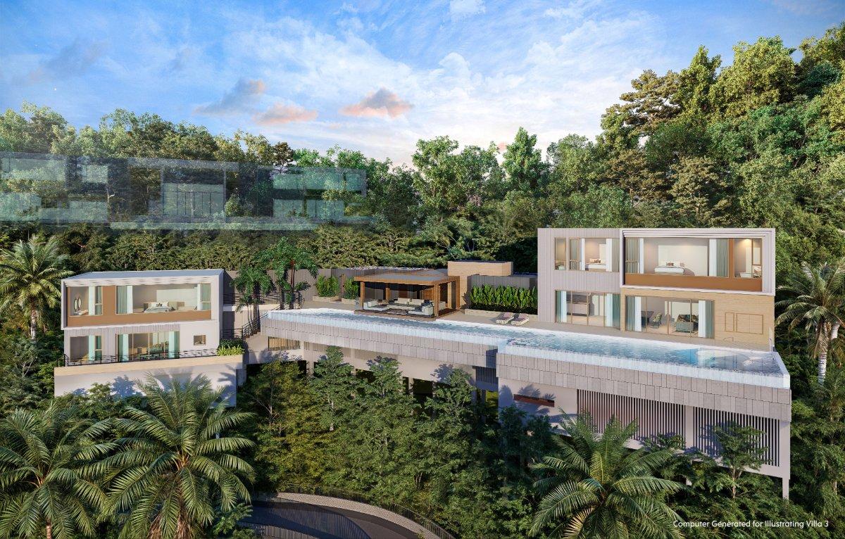 Interior view of Beachfront 4-Bedroom Villa for Sale in Veranda Villas & Suites, Ao Yon Beach, Phuket