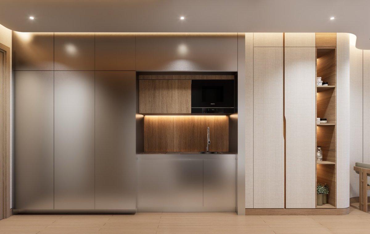 Interior view of 1 Bedroom Spacious Apartment for Sale at Sole Mio Residences, Bangtao