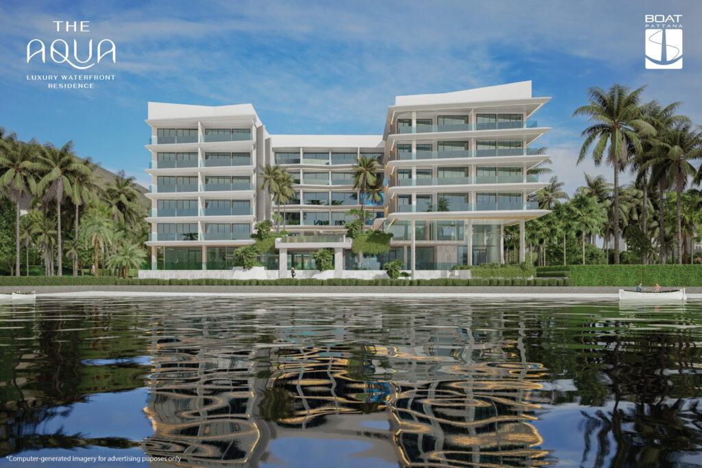 Interior view of 2-Bedroom Lake View Luxury Condo for Sale in THE AQUA by Boat Pattana, Bangtao