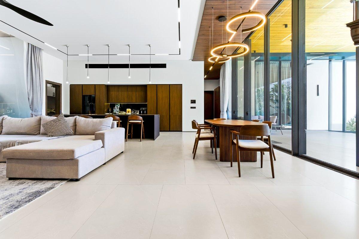 Interior view of Sunti Villas Phuket – Modern 4-Bedroom Villa in Cherngtalay