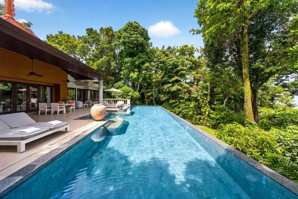 Interior view of 2 Bedroom Ocean View Luxury Villa for Sale at Trisara Resort - Villa 36