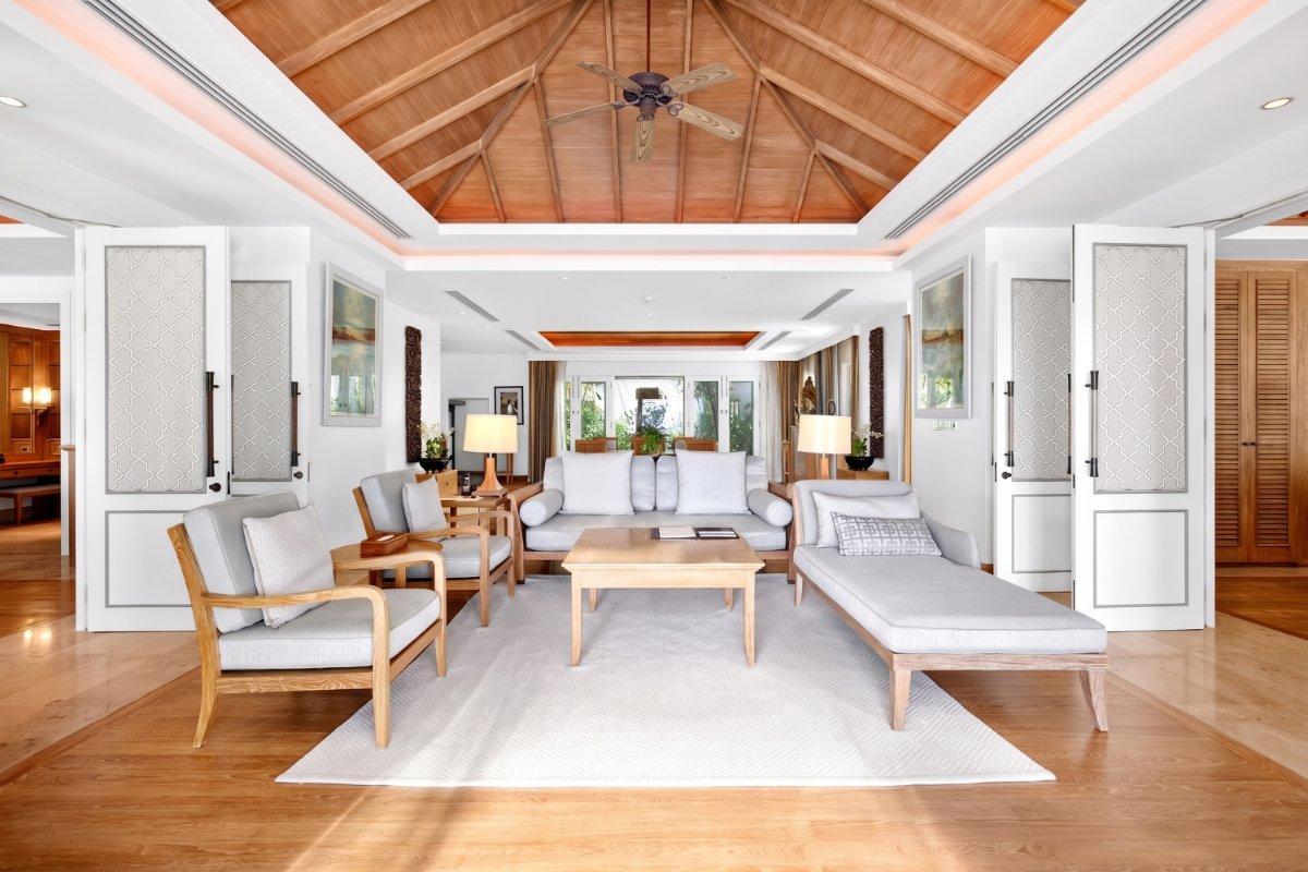 Interior view of 2 Bedroom Ocean View Luxury Villa for Sale at Trisara Resort - Villa 36