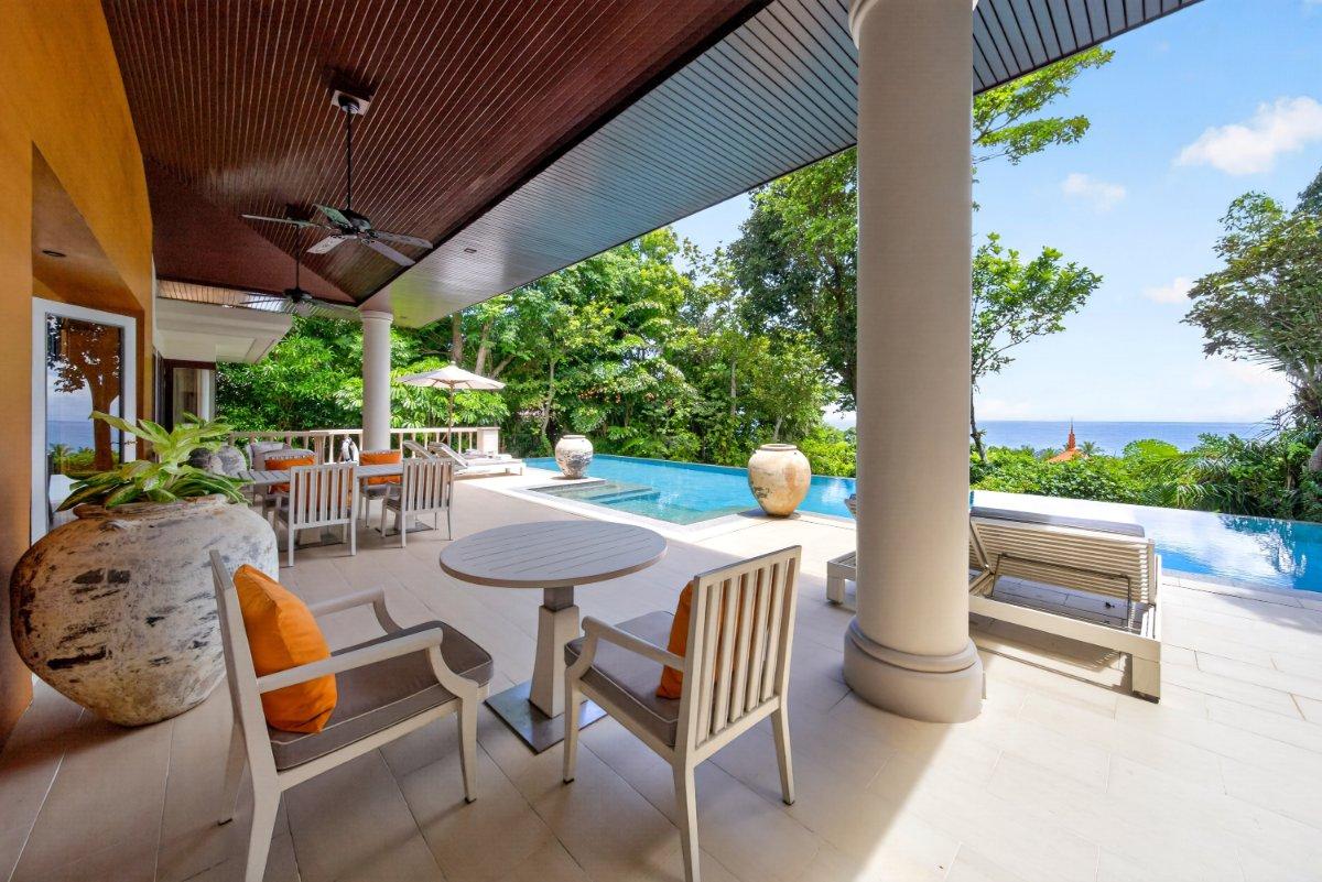 Interior view of 2 Bedroom Ocean View Luxury Villa for Sale at Trisara Resort - Villa 36