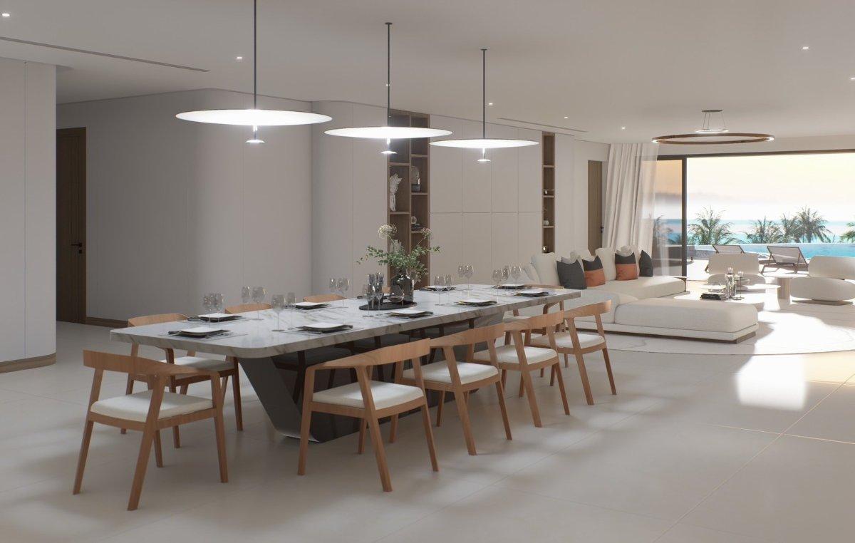 Interior view of 4 Bedroom Sea View Ultra Luxurious Penthouse for Sale at Sole Mio Residences, Bangtao
