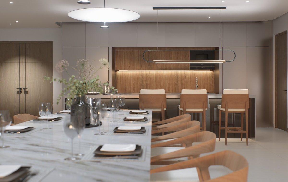 Interior view of 4 Bedroom Sea View Ultra Luxurious Penthouse for Sale at Sole Mio Residences, Bangtao