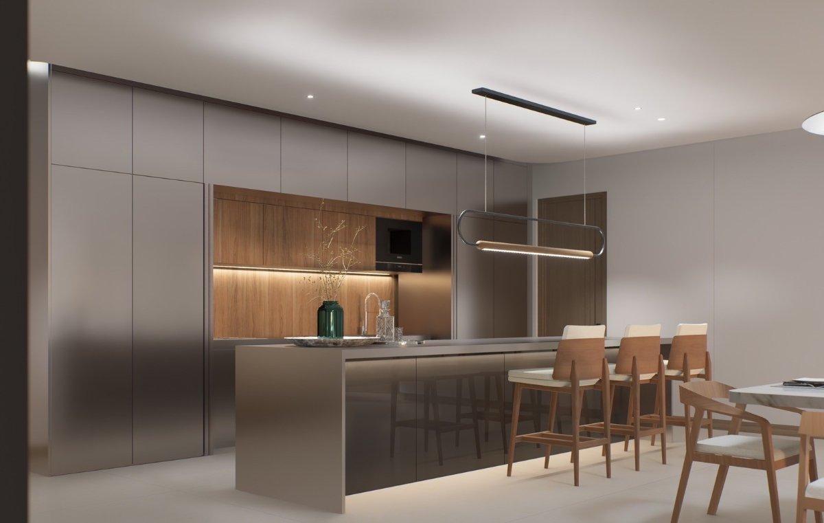 Interior view of 4 Bedroom Sea View Ultra Luxurious Penthouse for Sale at Sole Mio Residences, Bangtao