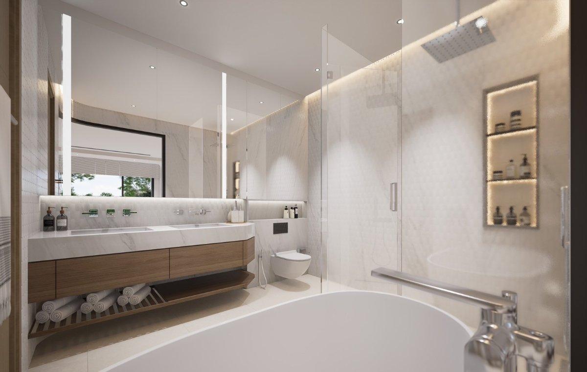 Interior view of 4 Bedroom Sea View Ultra Luxurious Penthouse for Sale at Sole Mio Residences, Bangtao