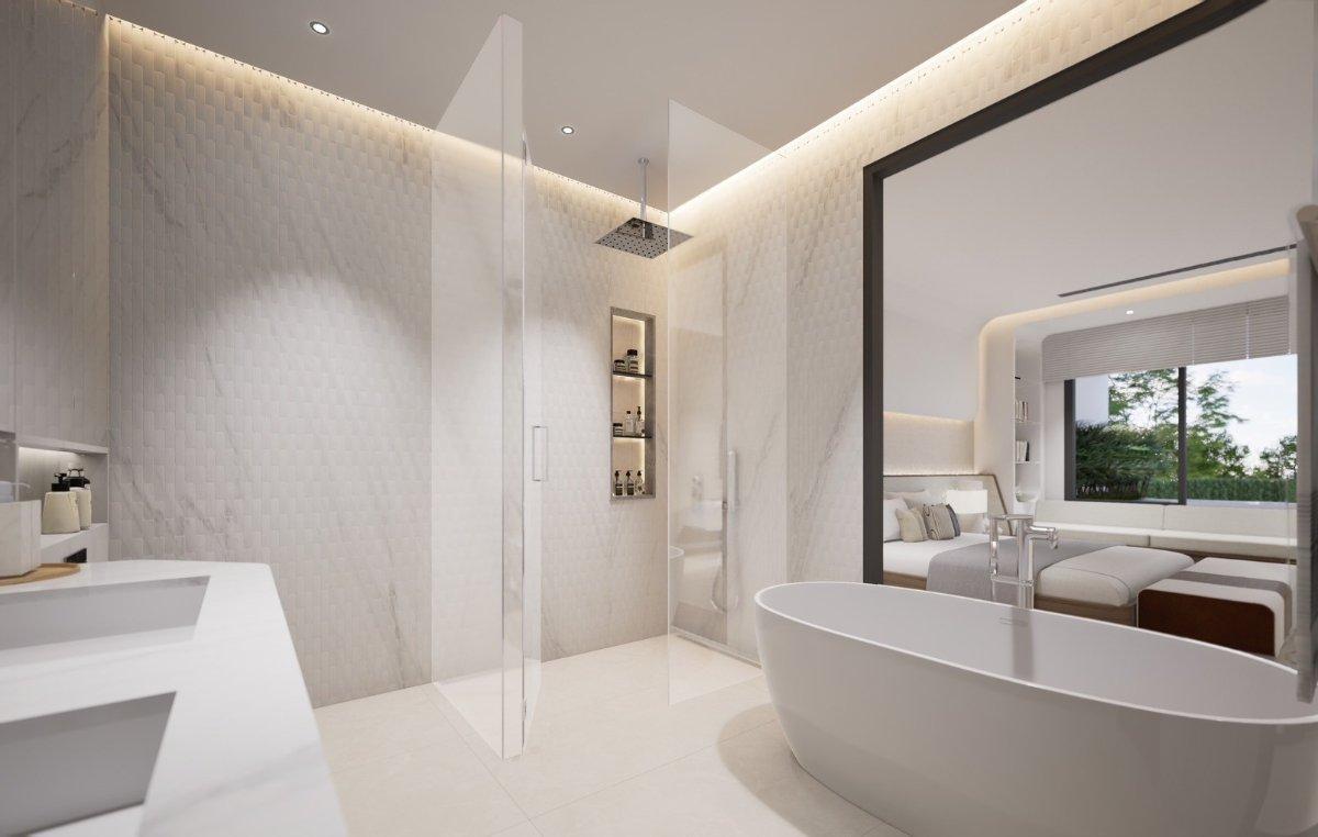 Interior view of 4 Bedroom Sea View Ultra Luxurious Penthouse for Sale at Sole Mio Residences, Bangtao