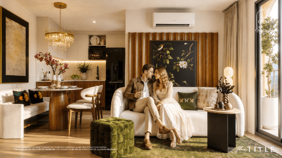 Interior view of Standard 1 Bedroom Apartment for Sale at Title Olive, Naiyang