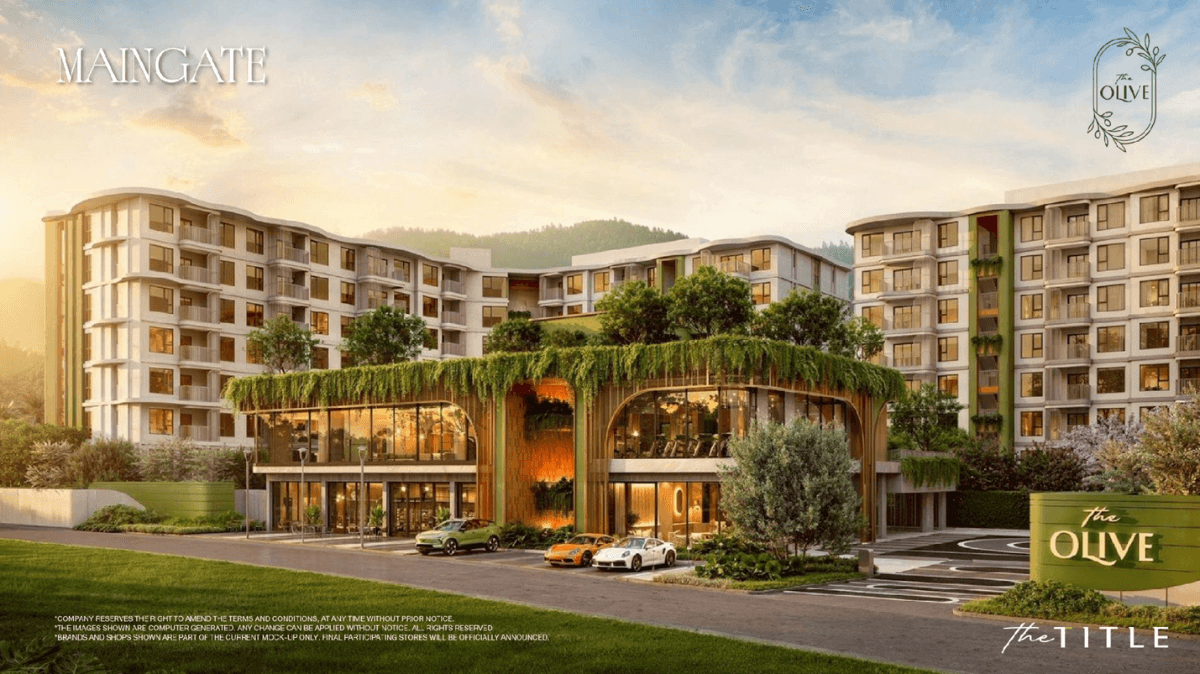 Interior view of Standard 1 Bedroom Apartment for Sale at Title Olive, Naiyang
