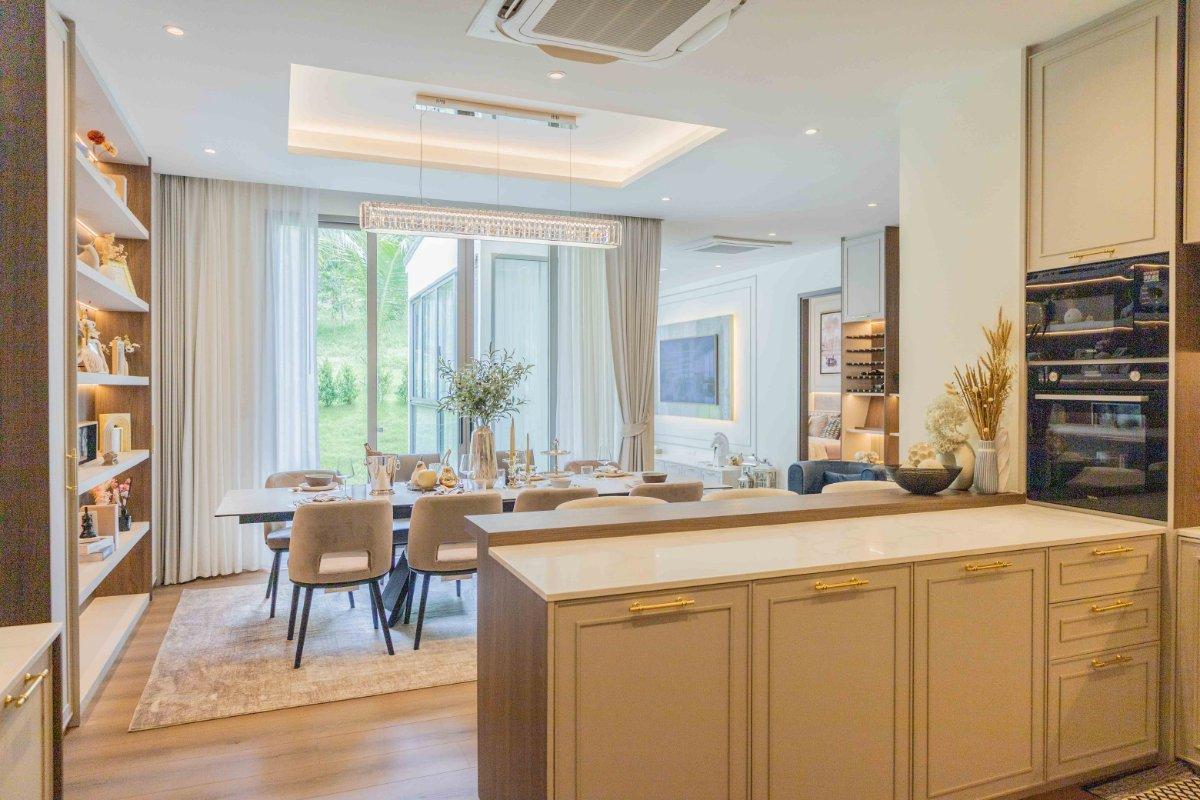 Interior view of 3 Bedroom Sky Pool Villa for Sale at Petit Tycoon, Surin Beach