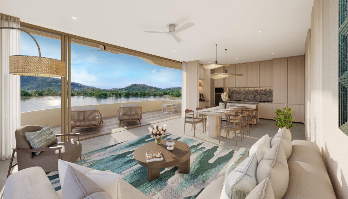 Interior view of 2 Bedroom Large Apartment for Sale at Laguna Bayside Beach Residences