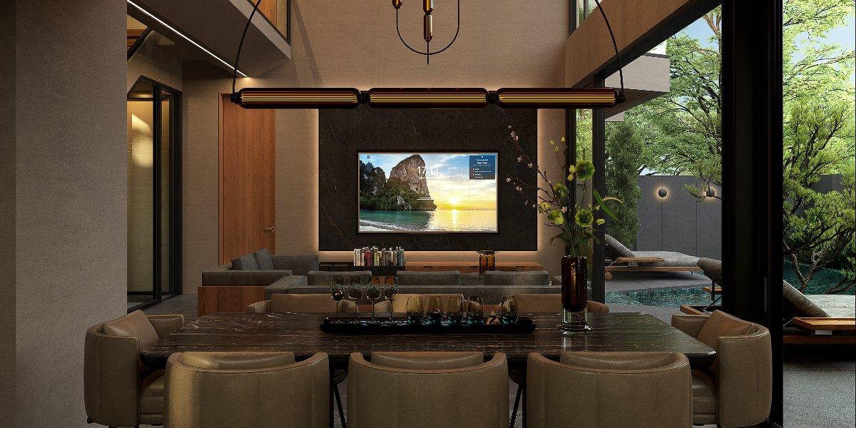 Interior view of 3 Bedroom Modern Pool Villas for Sale at Zenithy La Ville, Koh Keaw