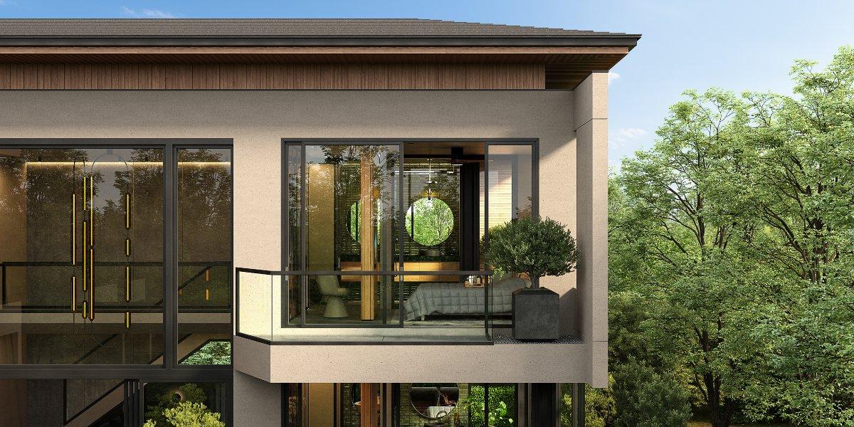 Interior view of 3 Bedroom Modern Pool Villas for Sale at Zenithy La Ville, Koh Keaw