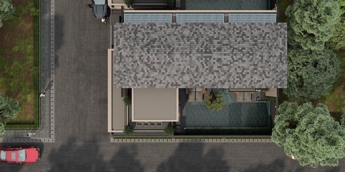 Interior view of 3 Bedroom Modern Pool Villas for Sale at Zenithy La Ville, Koh Keaw