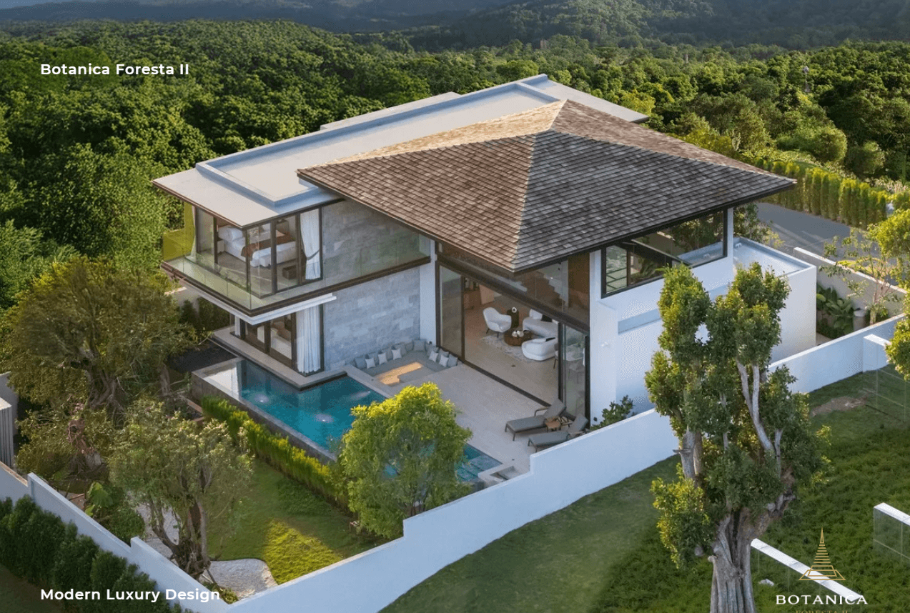 3 Bedroom Two Storey Luxury Villa for Sale at Botanica Foresta, Phuket - Type 3B - Photo 3