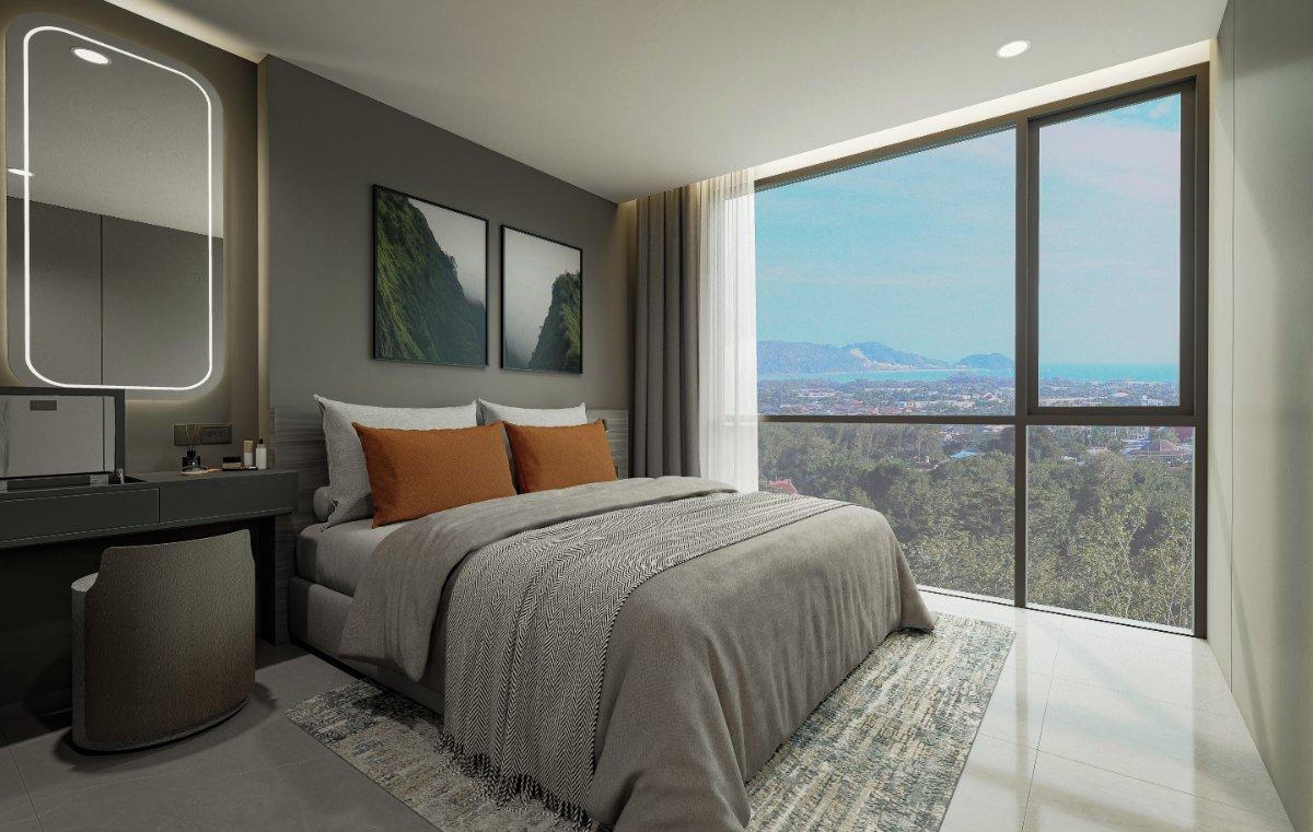 Interior view of 1 Bedroom Apartment for Sale at Aceller Hotel & Residence, Phuket