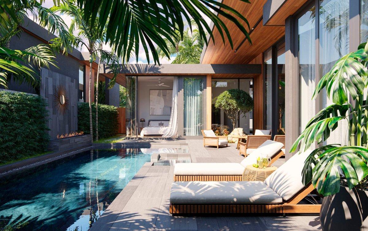 Interior view of Redwood Lakeside Phuket - 3-Bedroom Type B Villa