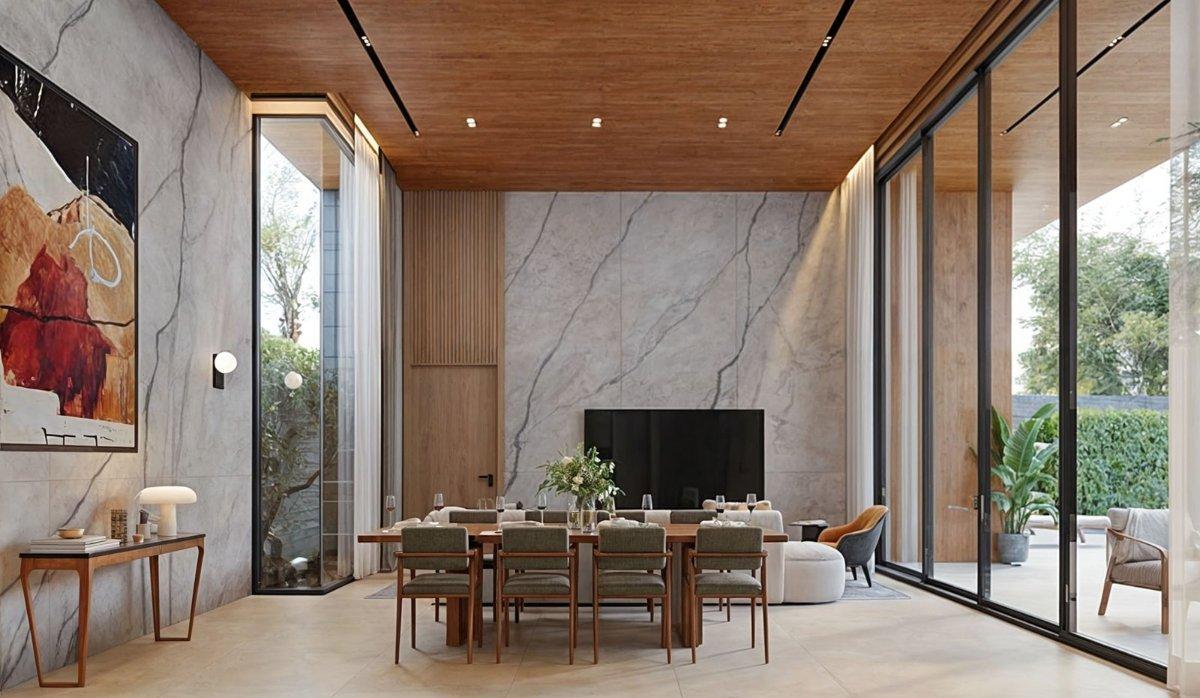 Interior view of Redwood Lakeside Phuket - 3-Bedroom Type B Villa