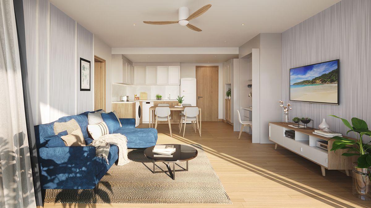 Interior view of 3 Bedroom Large Apartment for Sale at Laguna Beach Residences, Seashore