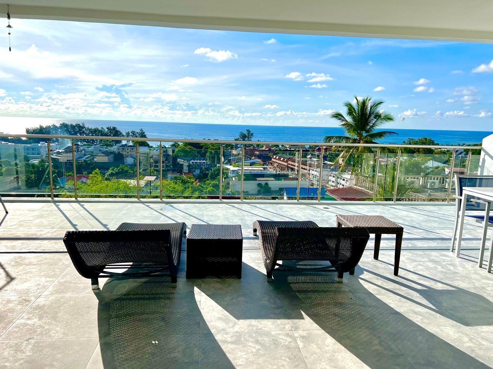 Exterior view of Foreign Freehold 2-Bed Sea View Sunset Plaza Condo Overlooking Karon Beach